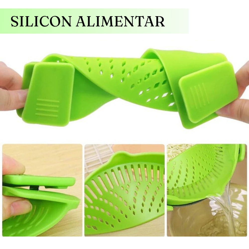 Strecurator Universal, pentru Paste, Legume, Termorezistent, din Silicon