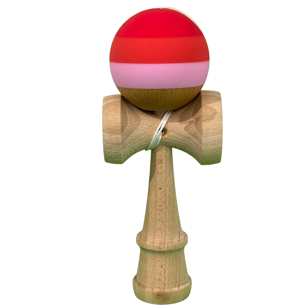 Kendama X Original Profesional, 18cm, din Lemn, Joc Interactiv, Copii si Adulti