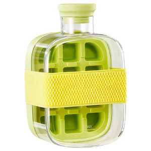 Forma de Gheata 2in1, Tip Sticla cu Pai, 12 Cuburi, 500ml