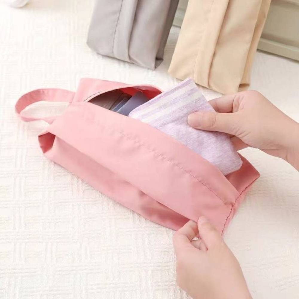 Underwear Storage Bag, for Travel, Waterproof, 10x20x3cm