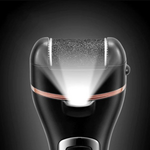 Pila Electrica pentru Calcaie, 6 Capete Abrazive, 2 Trepte de Viteza, Display LED