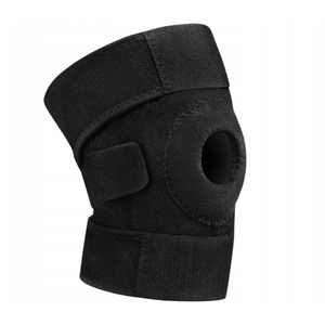 Orteza Genunchi, 3 Benzi Ajustabile, Confortabil de Purtat, Velcro, Lungime 55.5 cm