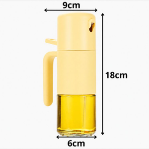 Pulverizator Ulei, Otet, 210ml, Distribuire Uniforma, din Sticla, Maner Ergonomic