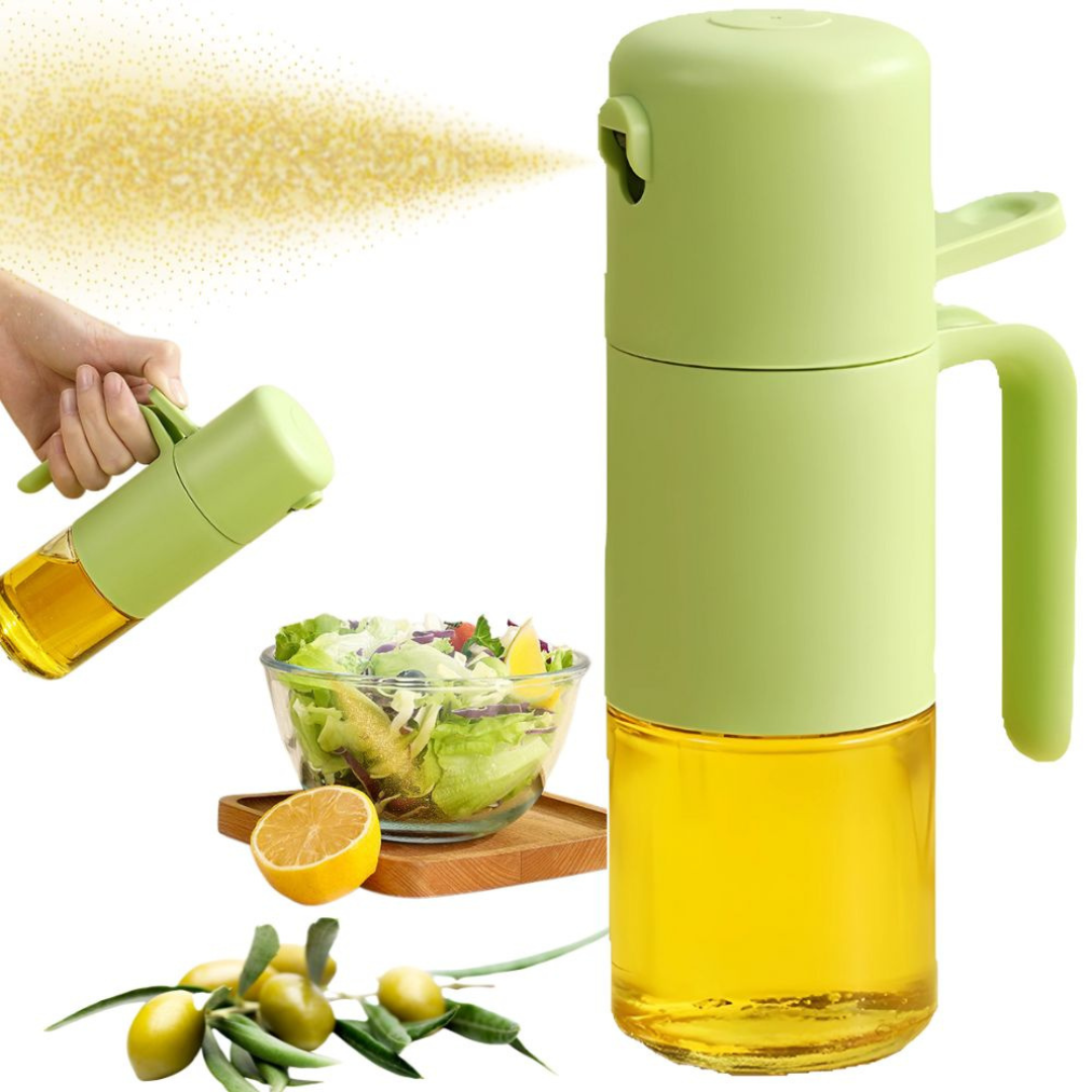 Pulverizator Ulei, Otet, 210ml, Distribuire Uniforma, din Sticla, Maner Ergonomic