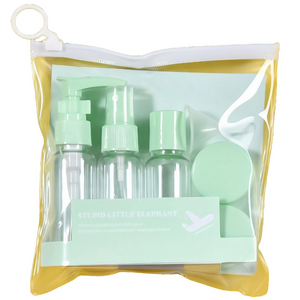Set of 5 Travel Containers, 40ml, Product Organization, for Airplane, Plastic