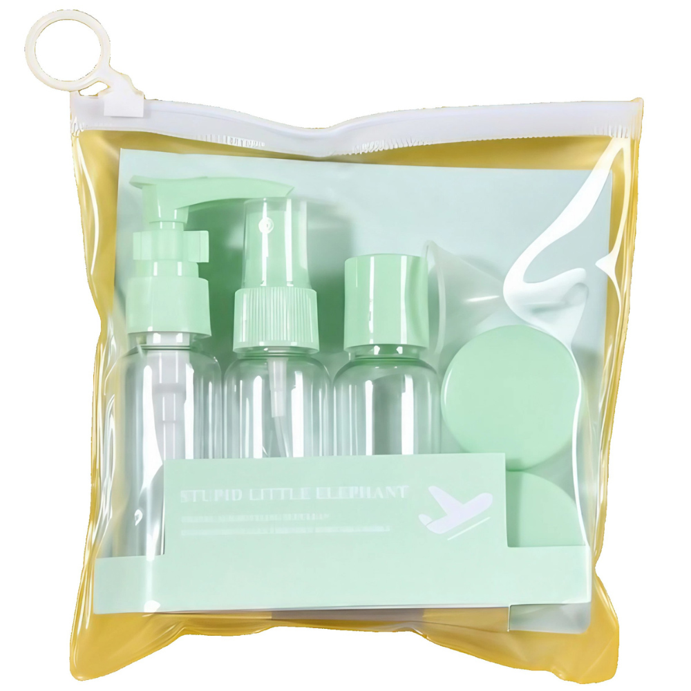 Set of 5 Travel Containers, 40ml, Product Organization, for Airplane, Plastic