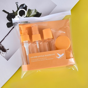 Set of 5 Travel Containers, 40ml, Product Organization, for Airplane, Plastic