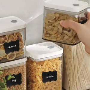 Set of 24 Self-Adhesive Labels, Easy Peel, for Jars, Pots, Bottles, White Carioca included, PVC, 5cm x 3.5cm, Black