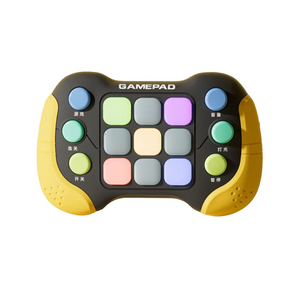 Pop It Console Toy, 6 Function Buttons, 5 Game Modes, Music Playback, RGB Lights
