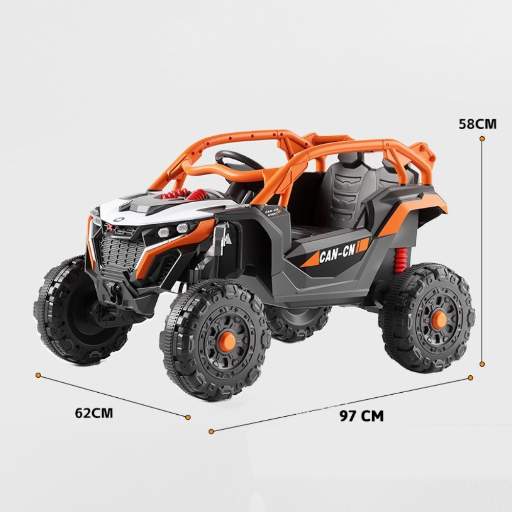 Electric Car for Children, Off-Road, Remote Control, Two Motors