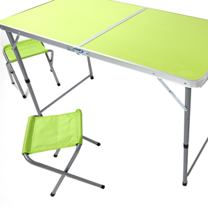 Set Masa Camping, Cu 4 Scaune, Model Pliabil, 120x60x70cm