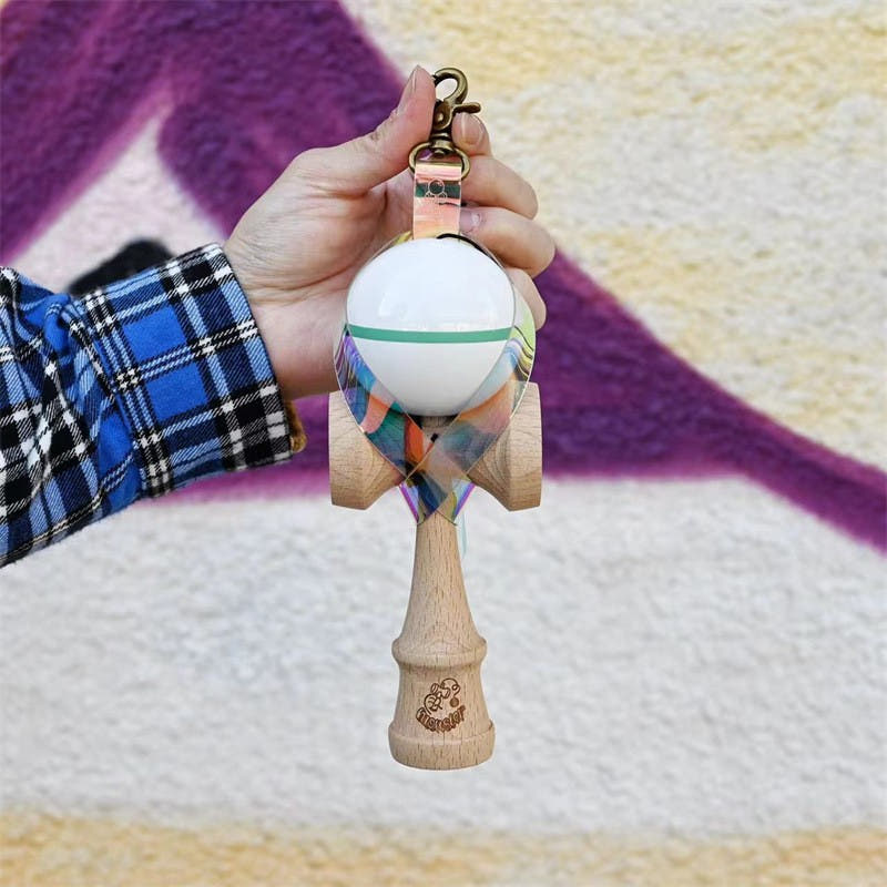 Husa Breloc Kendama, Piele Ecologica, Catarama cu Agatare