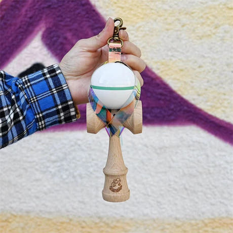 Husa Breloc Kendama, Piele Ecologica, Catarama cu Agatare