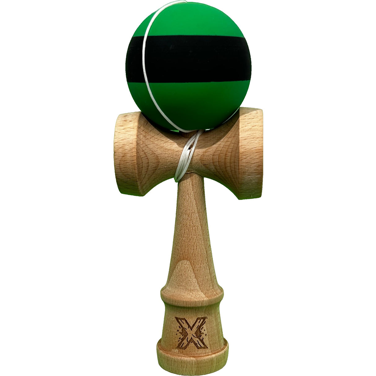 Kendama X Original, 18cm, Bila de Cauciuc, Lemn, Copii si Adulti, Joc Interactiv