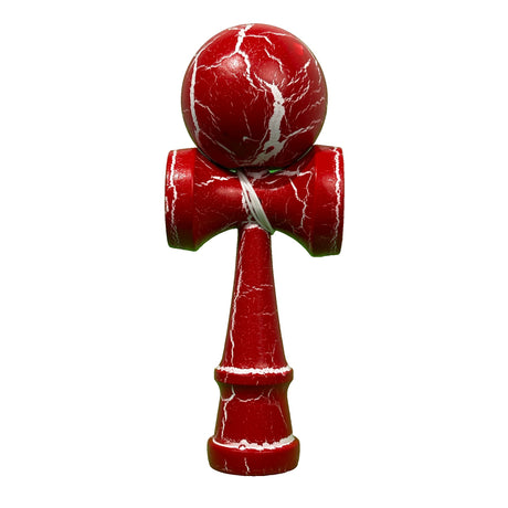Kendama Original Profesional, Model Crack, 18cm, din Lemn, Joc Interactiv, Copii si Adulti
