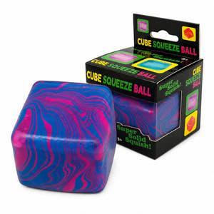 Jucarie Squishy Forma Cub, Model Linii Flow din Maltoza, Antistres Senzoriala, 5x5cm