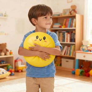 Jucarie Squishy Dumpling Needoh, Model Gigant, Antistres Senzoriala, 25cm