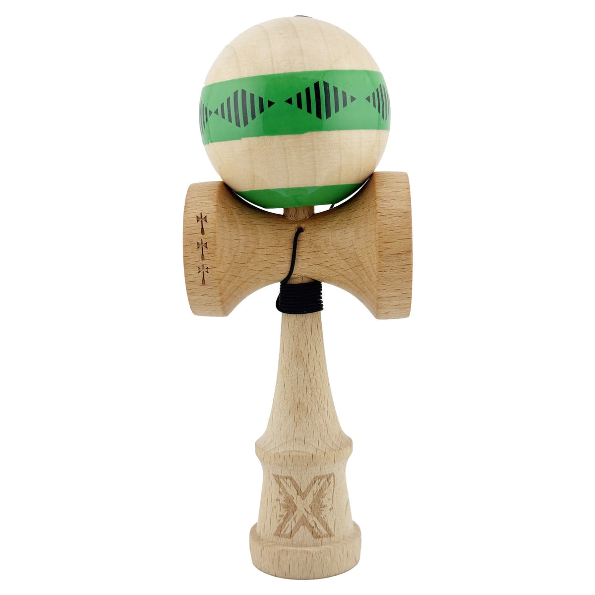 Kendama X Frequency Original, Big Cups V2, Super Sticky, Rulment Metalic, Ata 55cm