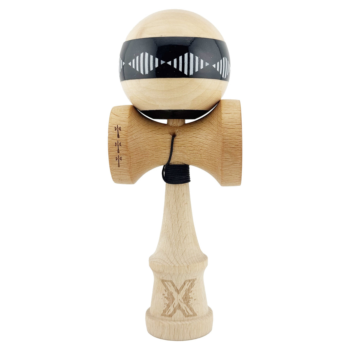 Kendama X Frequency Original, Big Cups V2, Super Sticky, Rulment Metalic, Ata 55cm