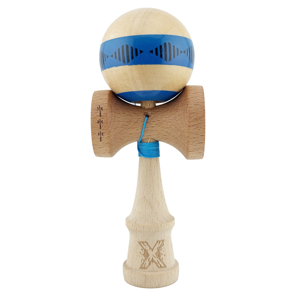 Kendama X Frequency Original, Big Cups V2, Super Sticky, Rulment Metalic, Ata 55cm