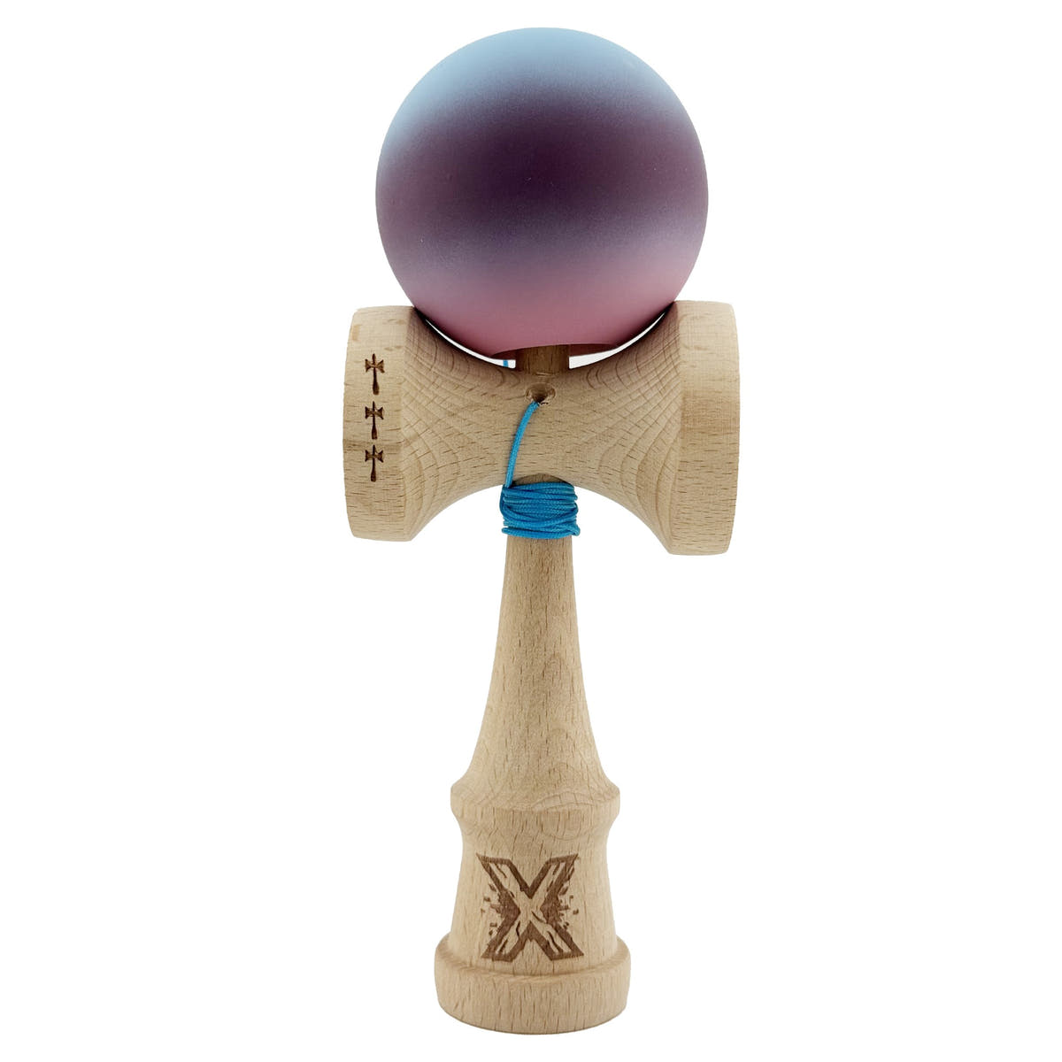 Kendama X Original Big Cups, Rubber Grip, Ata 55cm, Rulment Metalic, Infinity Edition