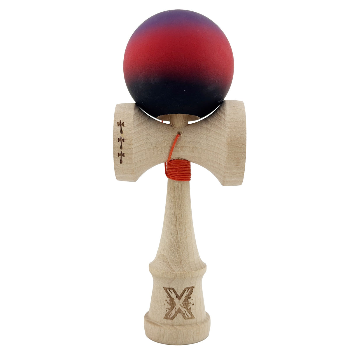 Kendama X Original Big Cups, Rubber Grip, Ata 55cm, Rulment Metalic, Infinity Edition
