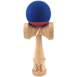 Kendama X Original Profesional, Rubber Grip, 18cm, Lemn, Joc Interactiv, Copii si Adulti