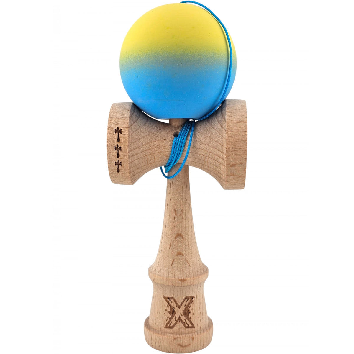 Kendama X Original Big Cups, Rubber Grip, Ata 55cm, Rulment Metalic, Infinity Edition