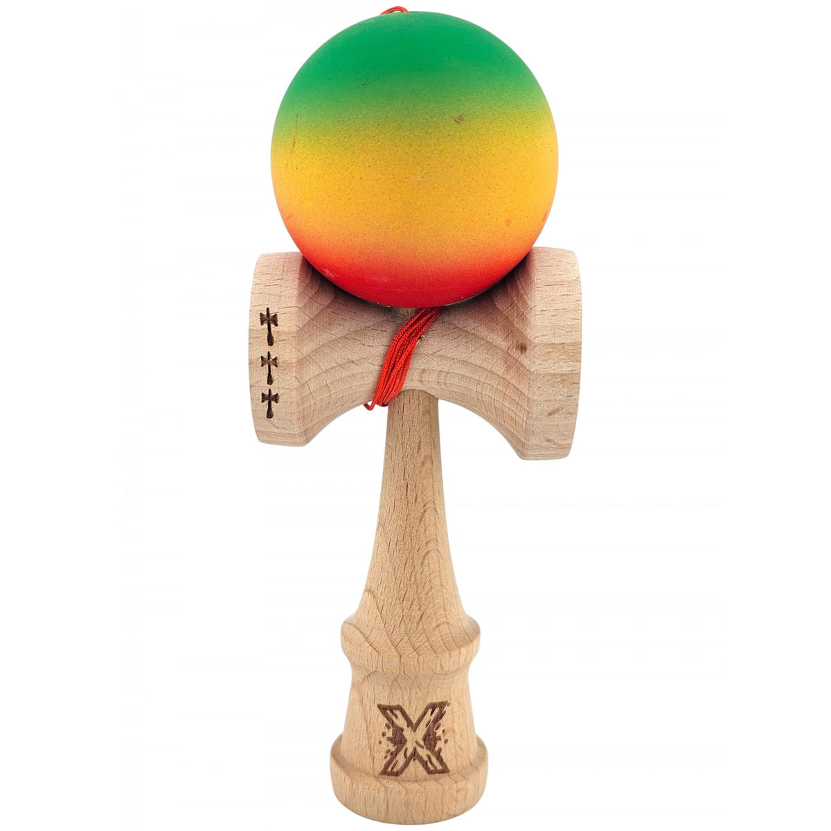 Kendama X Original Big Cups, Rubber Grip, Ata 55cm, Rulment Metalic, Infinity Edition