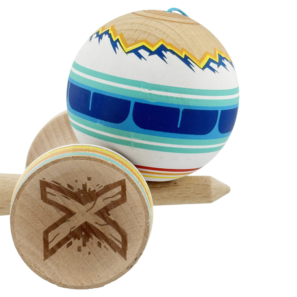 Kendama X Original Mountains, Cupe King Size V3, Ata 65cm, Finisaj Mat, Limited Edition