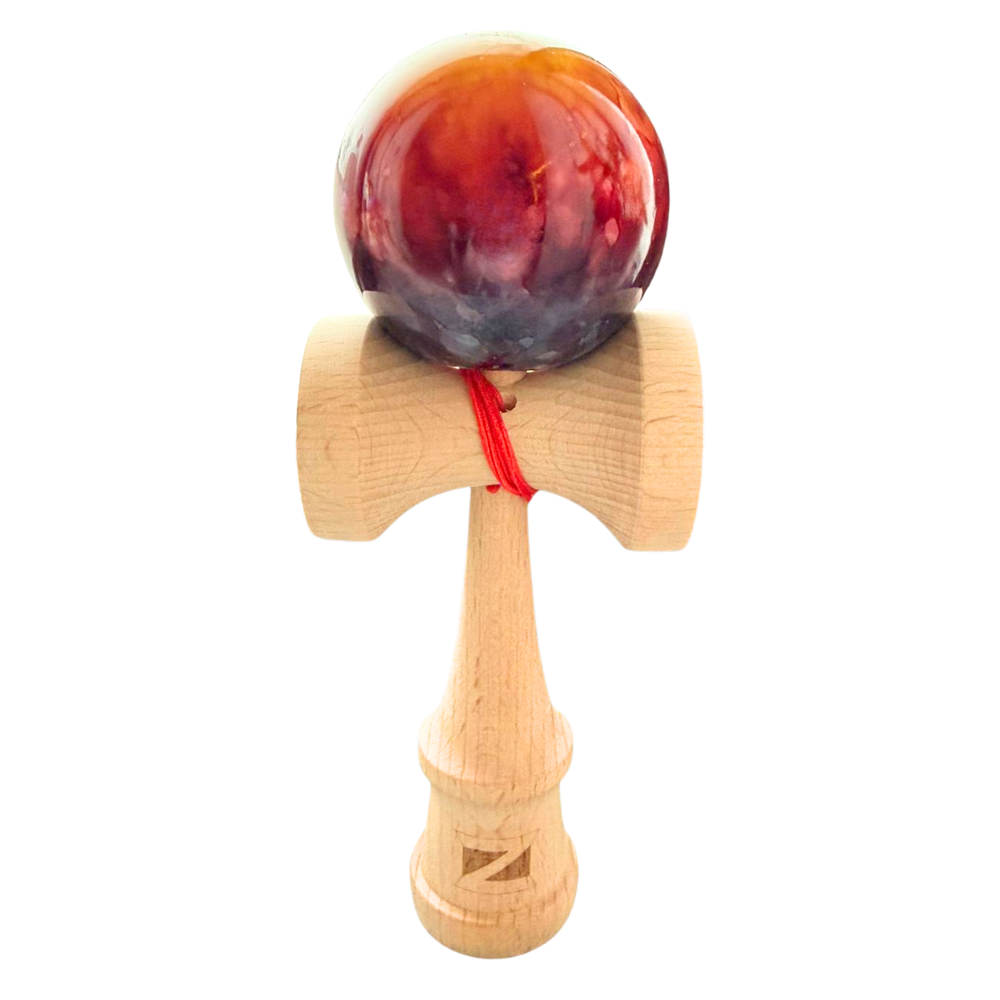 Kendama Zenuk Original, Big Cup, Lemn, Copii si Adulti, Joc Interactiv, Sac Catifea