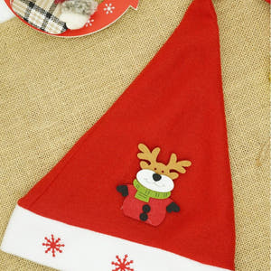 Zenino® Christmas Hat - Christmas Tree/Reindeer Pattern, Universal Size, Red