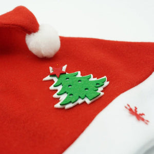 Zenino® Christmas Hat - Christmas Tree/Reindeer Pattern, Universal Size, Red