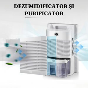 Dezumidificator Electric, 650ml/zi, Anti-Mucegai, Rezervor 1800ml, 90W, Silentios
