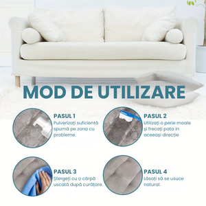 Spuma Curatare Multisuprafete, Incaltaminte, Tapiterie, Covoare, Reimprospatare