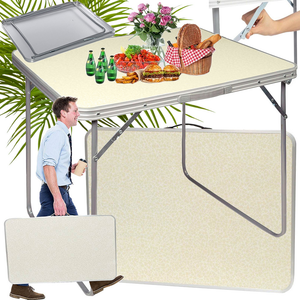 Masa de Camping Pliabila, Inaltime 70cm, Usor de Transportat, Model Stabil