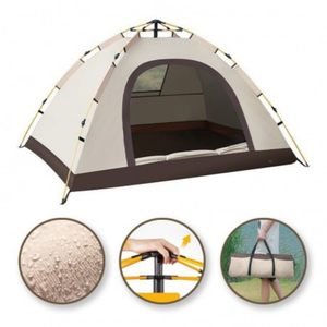 Cort de Camping, Impermeabil, 200x140x115cm, Geanta Transport, Usor de Instalat