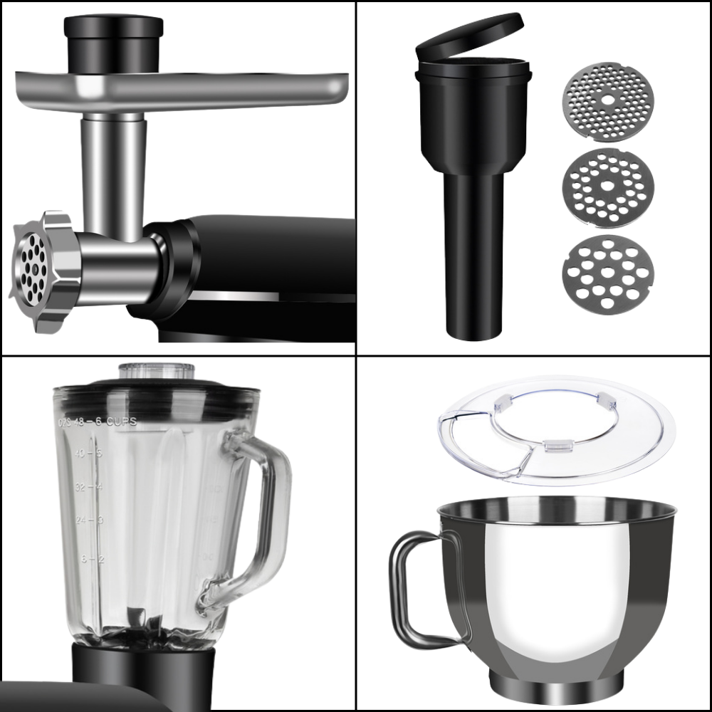 Robot de Bucatarie 3in1, 2200W, Blender, Tocator, 6 Trepte Viteza, Accesorii