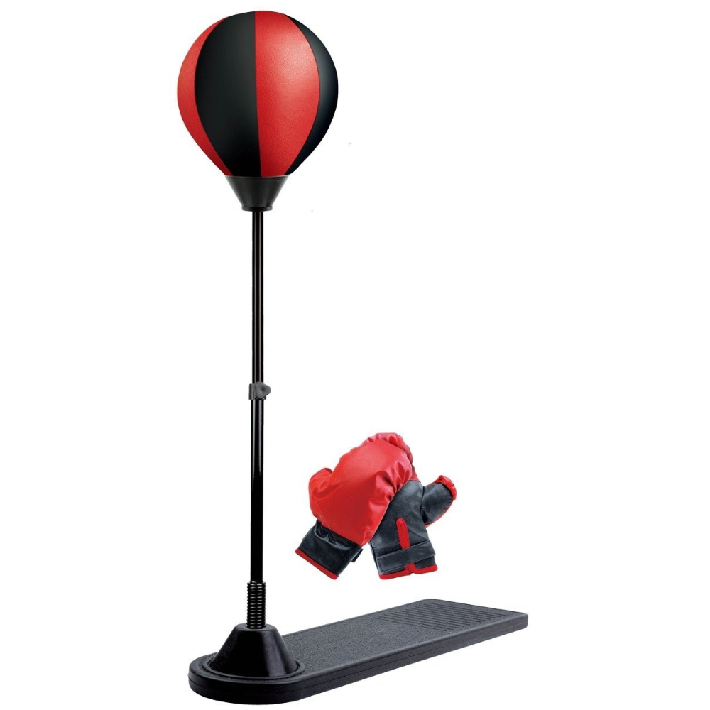 Boxing Ball Toy, Adjustable Stand, Protective Gloves, +3 Years