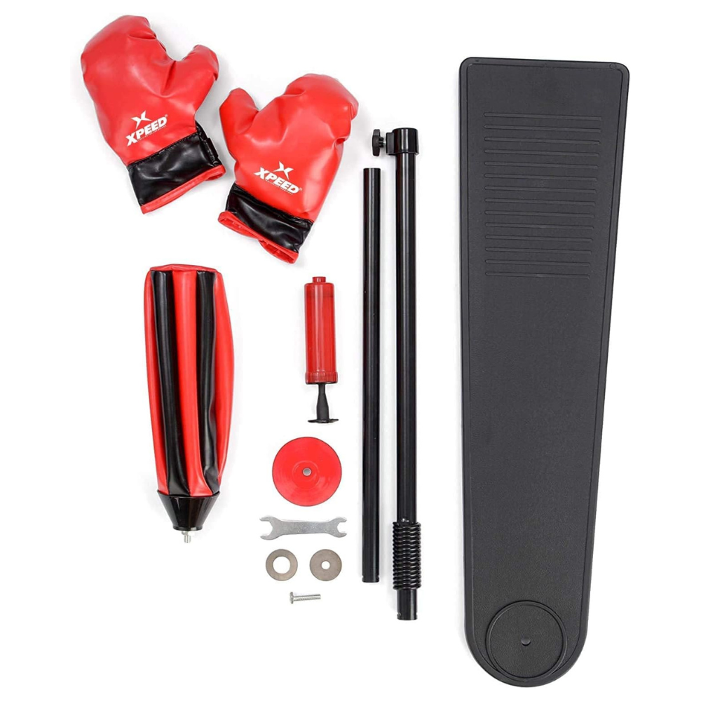 Boxing Ball Toy, Adjustable Stand, Protective Gloves, +3 Years