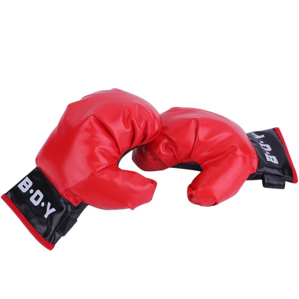Boxing Ball Toy, Adjustable Stand, Protective Gloves, +3 Years