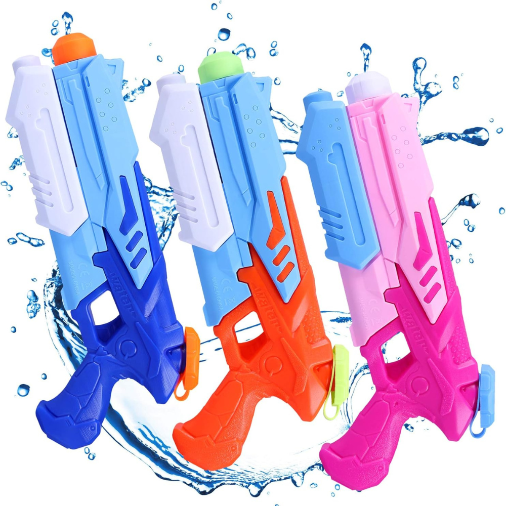 Water Gun for Kids, 300ml Tank, Easy to Use, 6 Years+