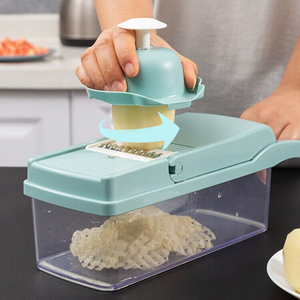 Multifunctional Slicer, 10 Pieces, for Fruits, Vegetables, Egg Separator, Storage Container