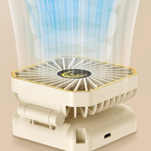 Mini Ventilator Portabil, 3 Viteze, Autonomie 3h, Suport Telefon, Pliabil, Incarcare USB