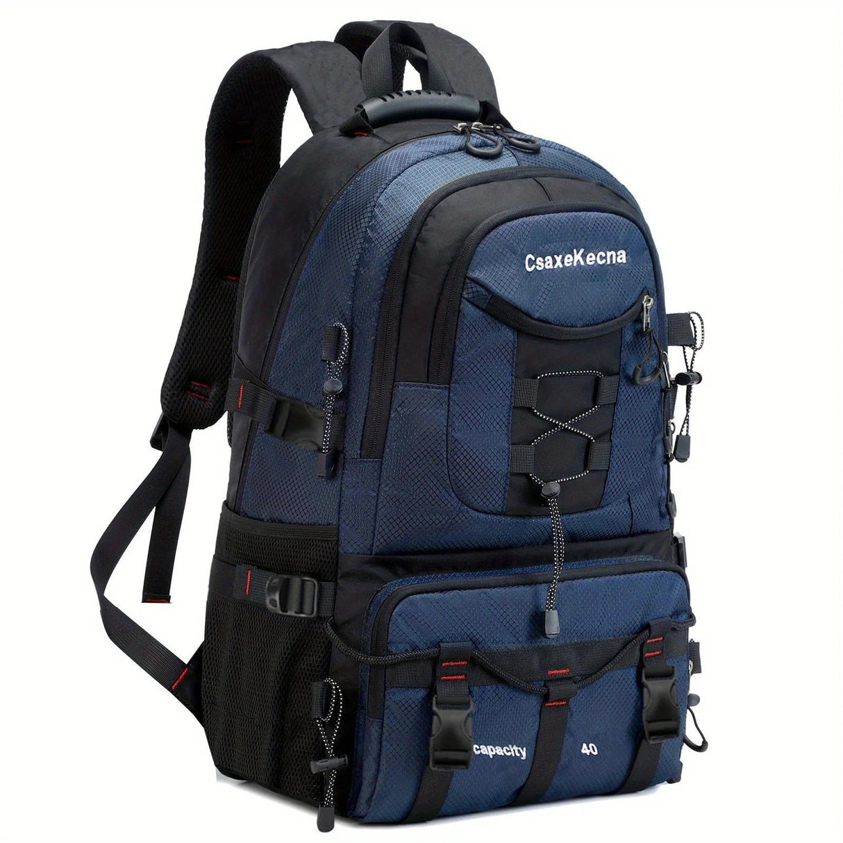 35L Travel Backpack, Compartmented, Laptop Protection, Side Pockets, Waterproof Material