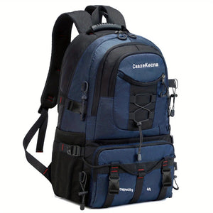 35L Travel Backpack, Compartmented, Laptop Protection, Side Pockets, Waterproof Material