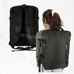 Travel Backpack, 3-4 Compartments, Waterproof Material, Additional Pockets, Expandable to 36 L, Polyester