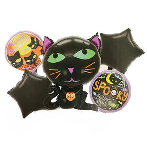 Set 5 Baloane Halloween, 45cm, Pai Inclus