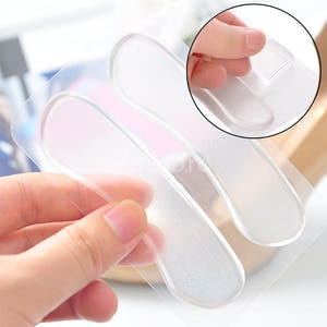 Set of 2 Invisible Insoles, Silicone, Soft Material, Inner Shoe Support, Corn Prevention, Transparent