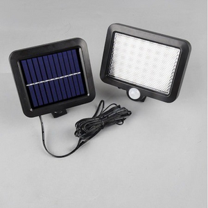 Lampa cu Panou Solar, Senzor de Miscare, 50W, 56-100 Leduri, Eficienta Energetica